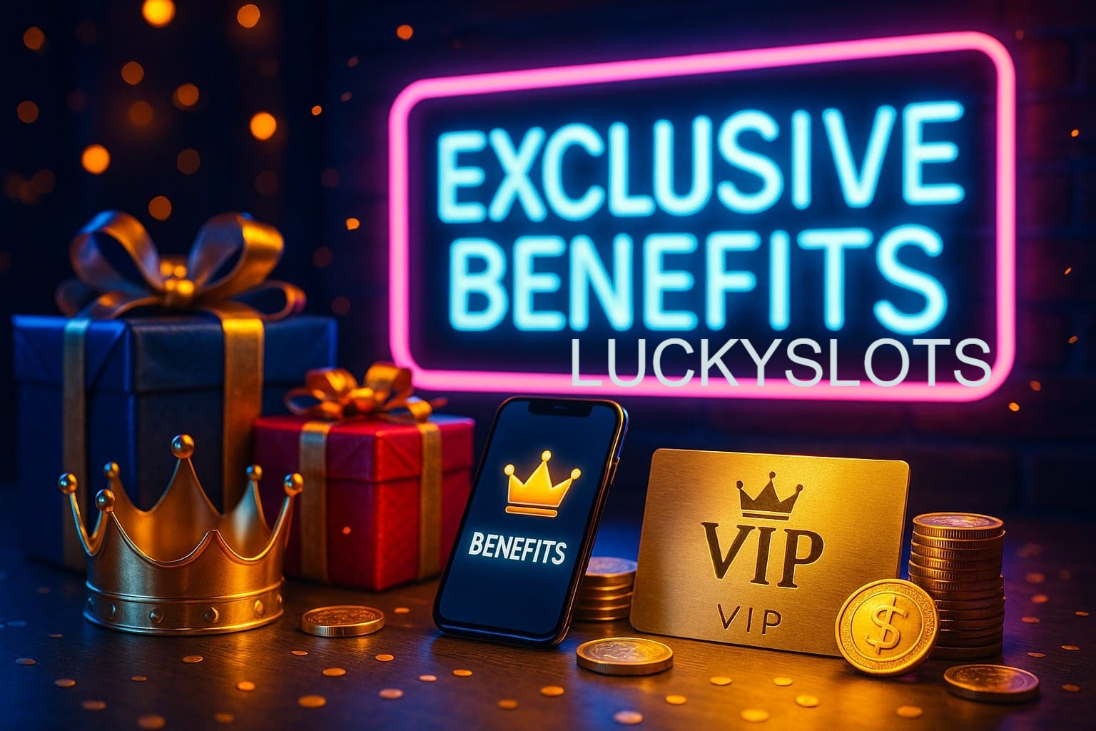 Benefícios do LUCKYSLOTS