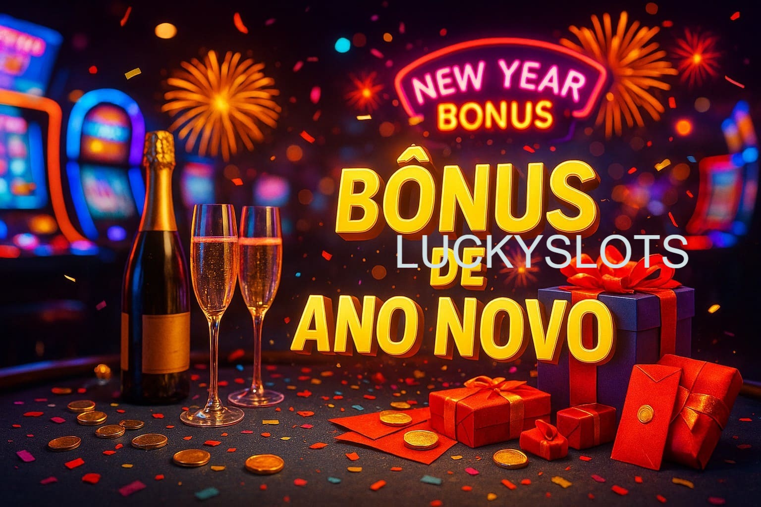 Promoções de Ano Novo no LUCKYSLOTS